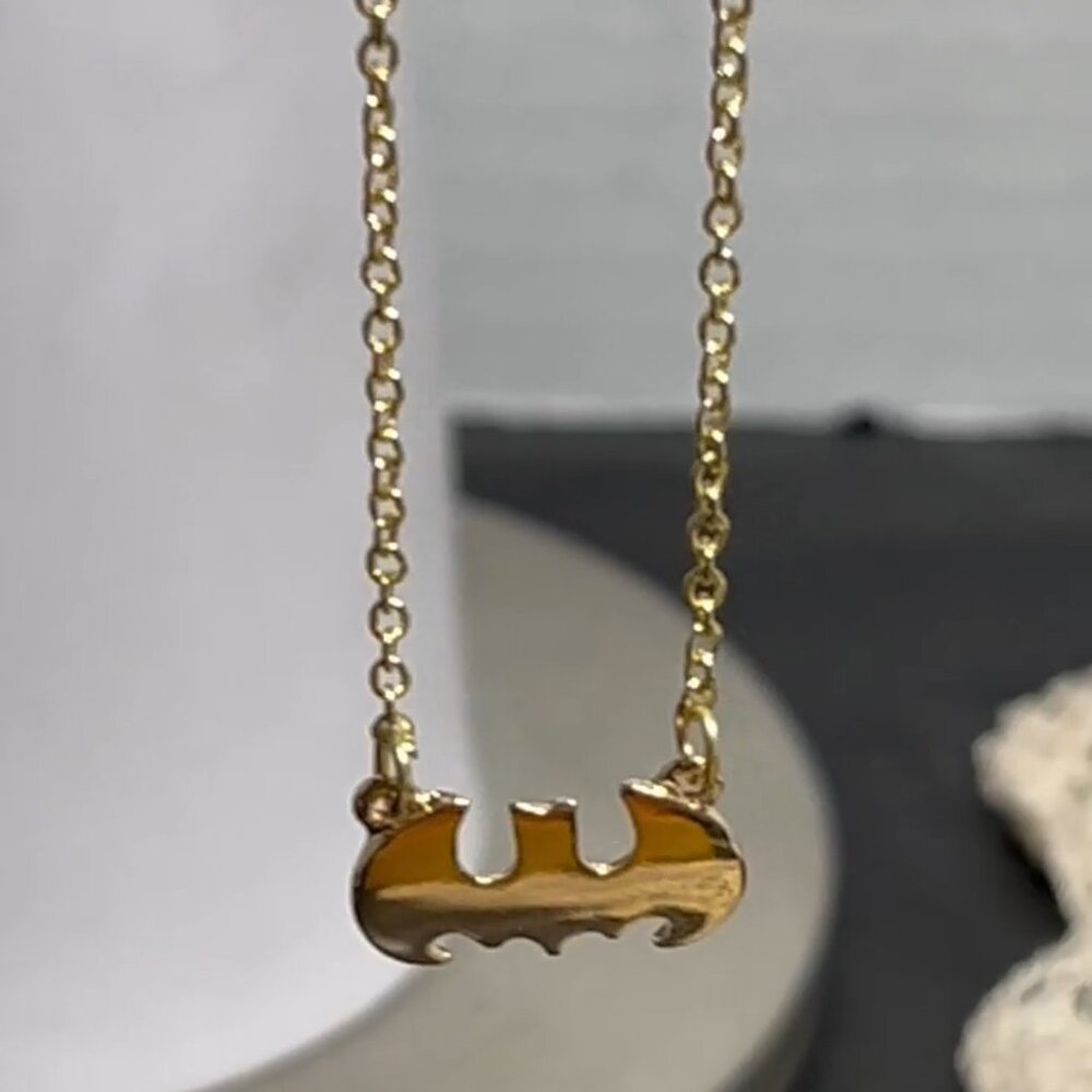 Batman Gold Chain Necklace, 18”
